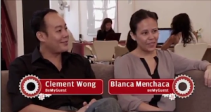 Clement Wong & Blanca Menchaca in one of the episodes of Start-UP Asia