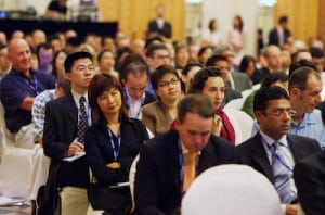 The audience at the first WIT in 2005.