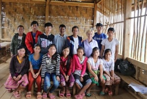 Marie Cammal on her recent visit to Luang Namtha village in Laos to hand out 29 scholarships
