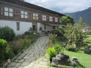 Gangtey Palace: Gorgeous setting over Paro valley.