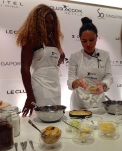 Tennis stars can cook too