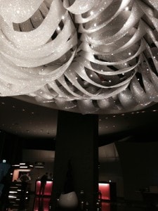 Lobby of Sofitel Downtown Dubai: It makes a statement.