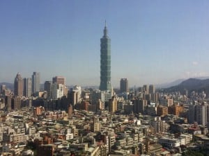 View of Taipei 101 from Shangri-La's Far Eastern Plaza Hotel