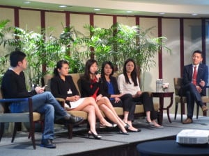 Morris Sim of Brand Karma in a discussion with young professionals on career opportunities and what the Gen Y look out for in planning their work lives