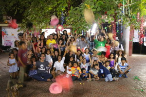 Christmas cheer from the children of Sok Sabay  