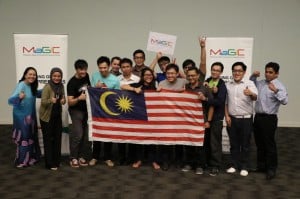 The teams from Malaysia, sponsored by MaGIC